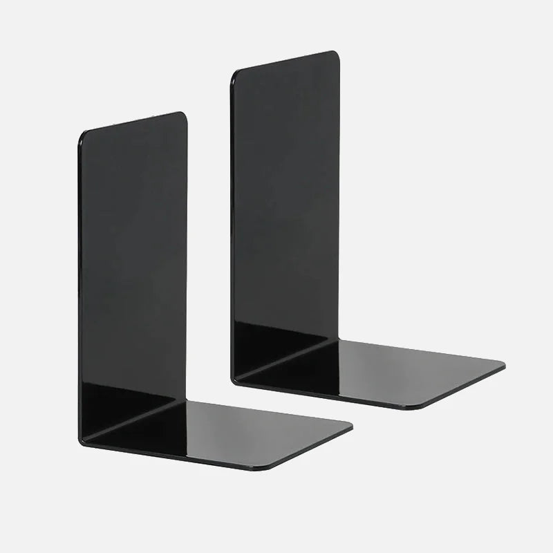 Additional view of the color acrylic bookend pair.