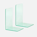 Additional view of the color acrylic bookend pair.