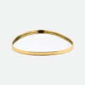 Gold Frame Contour Mirror Tray on a white studio background.