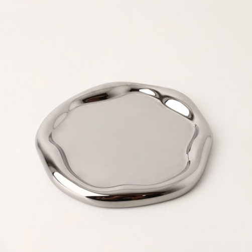 Irregular Ceramic Catchall Dish on a white studio background.